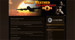 Desktop Screenshot of goodweatherforairstrikes.com